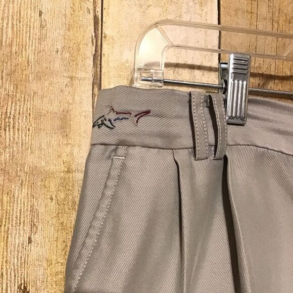 Greg Norman Gray Pleated Shorts 34 - Picture 2 of 6
